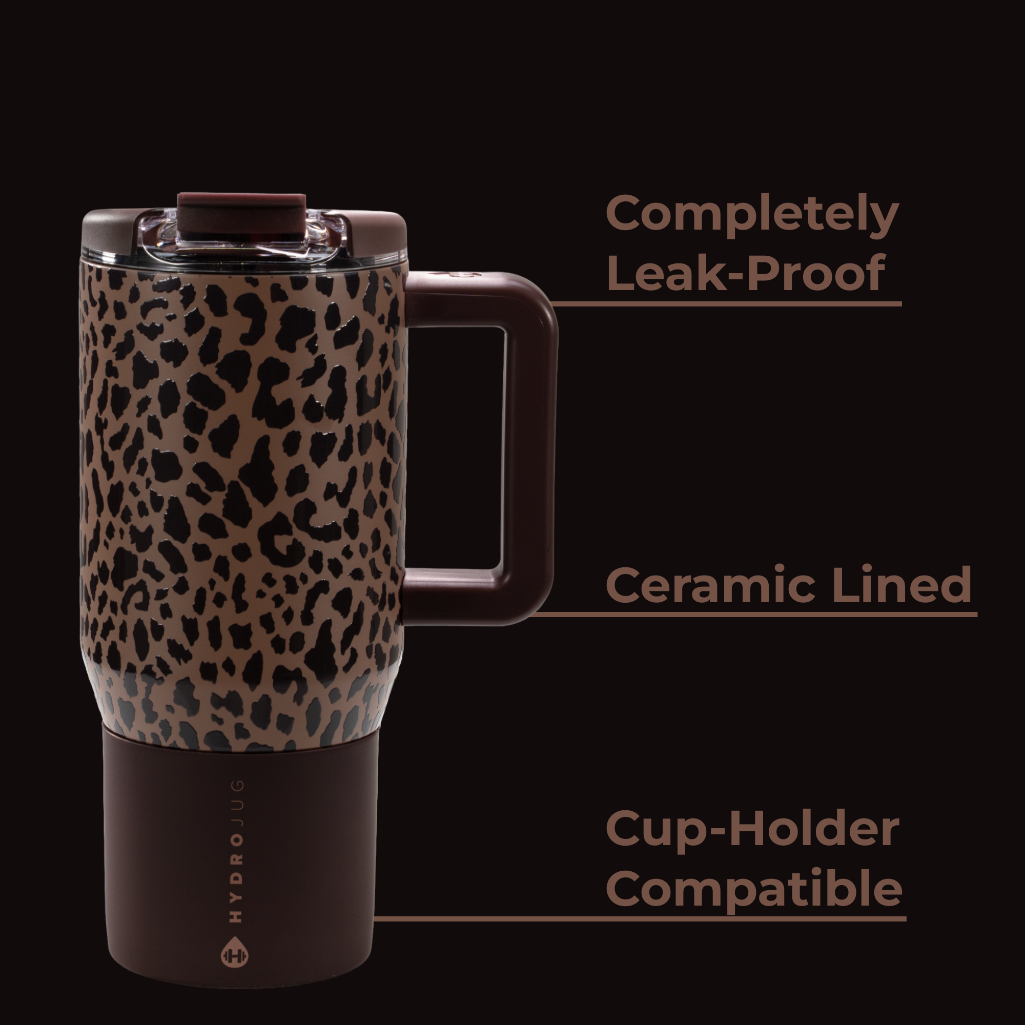 Brown Leopard - Coffee Traveler 9skzr