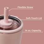 Dusty Rose - Everyday Tumbler 14oz kgbn0