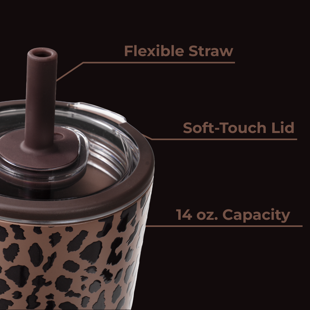 Brown Leopard - Everyday Tumbler 14oz m58e0