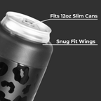 Black Leopard - Can Cooler (Slim) fp0cj
