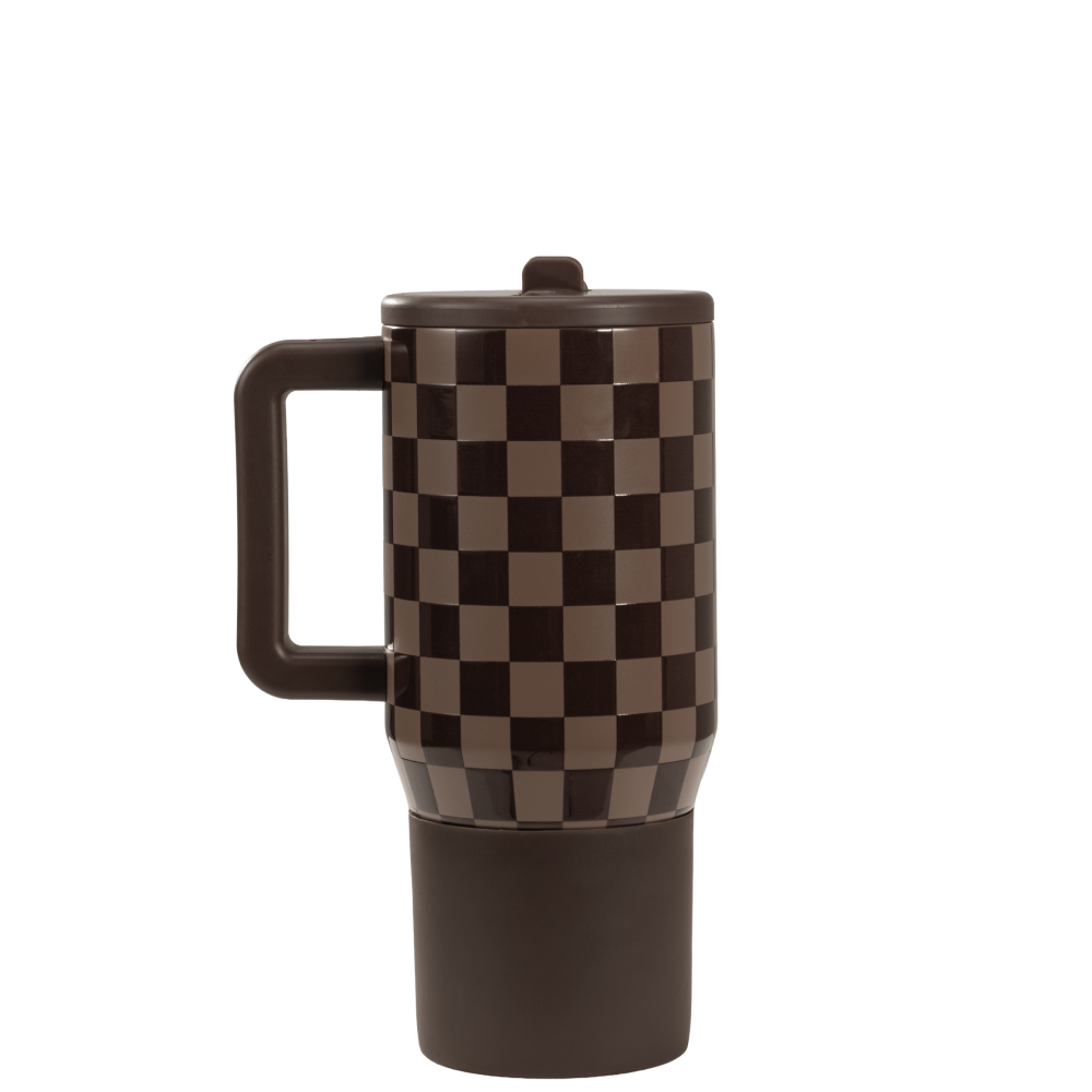 Autumn Checkers - Traveler (20oz) 4u98e