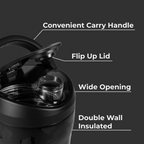 Black Leopard - Insulated Shaker (24oz) km601